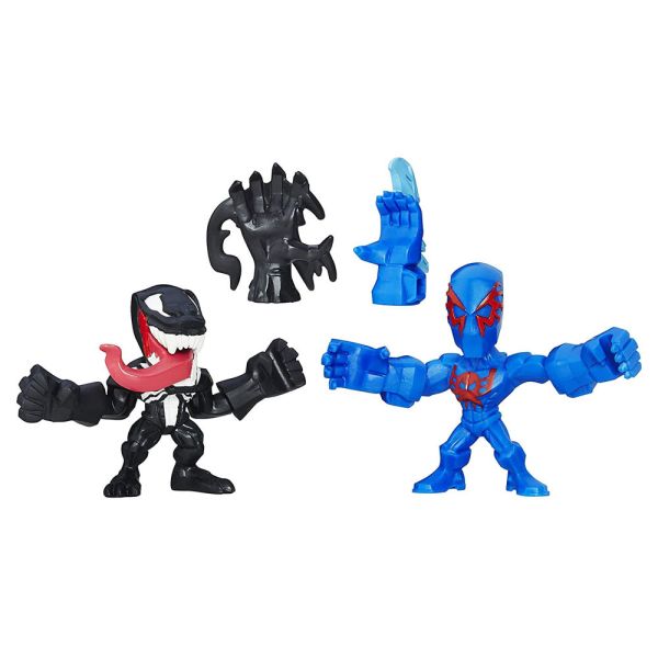 Muñecos Marvel Super Hero Mashers Micro Spider-Man VS Venom Hasbro B7486