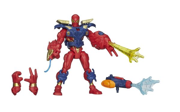 Muñeco Marvel Super Hero Mashers Electronic Iron Spider Masher Hasbro A6844