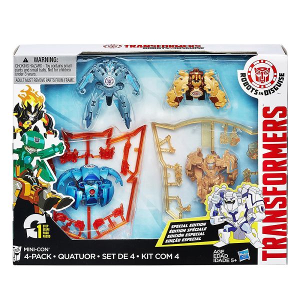 Transformers Kit con 4 Autobot Dragonus Hasbro B5844