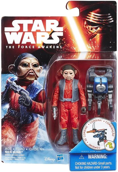 Muñeco Star Wars Nien Nunb Hasbro B6951 9.5cm