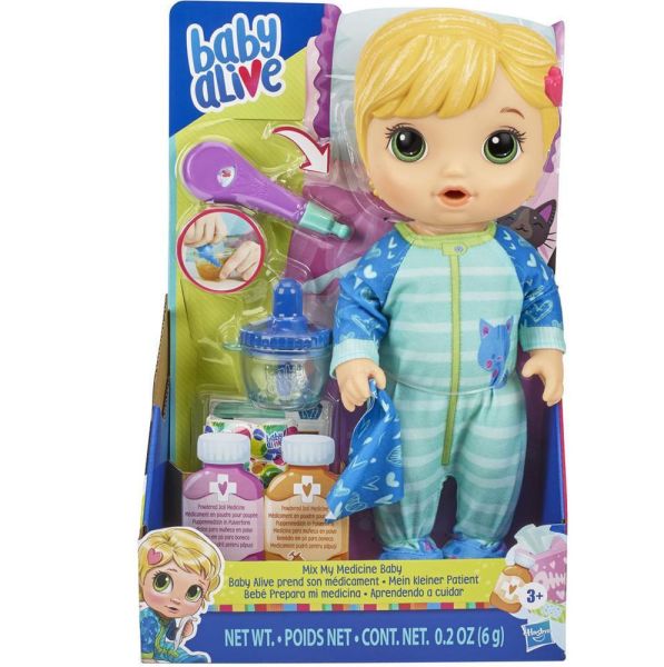 Muñeca Hasbro Baby Alive All Better Baby BLD Hair 002-E6937