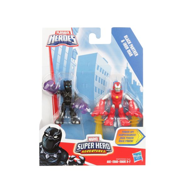 Juguete Hasbro Playskool Black Panther - Iron Man