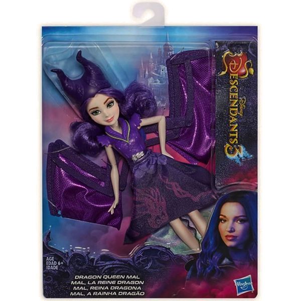 Juguete Hasbro Disney Princess Dragon Queen Mal Doll Descendientes 3 Transformación 002-E6040