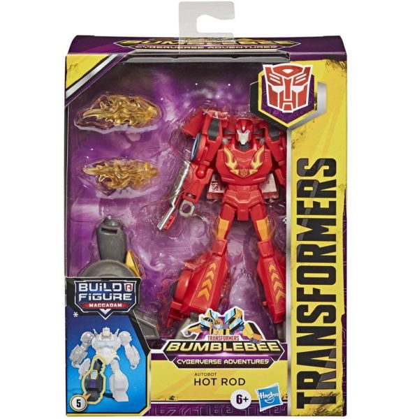 Juguete Hasbro Transformers Cyberverse Deluxe Hot Rod 002-E7101
