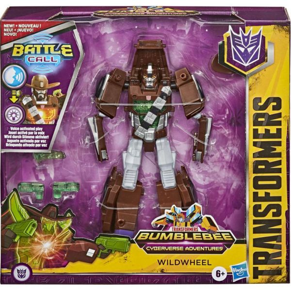 Juguete Hasbro Transformers Cyberverse Battle Call Trooper Wildwheel 002-E8374