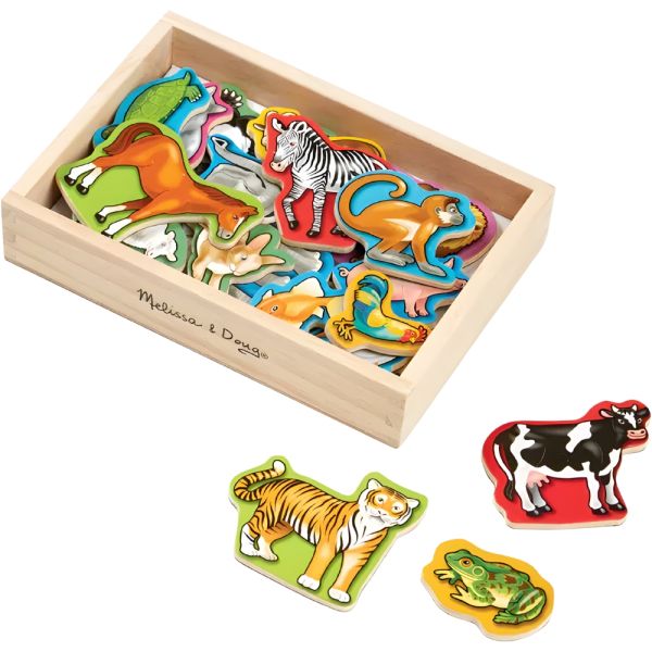 Animales Magnéticos de Madera Melissa & Doug 0475 en Caja - 20 piezas