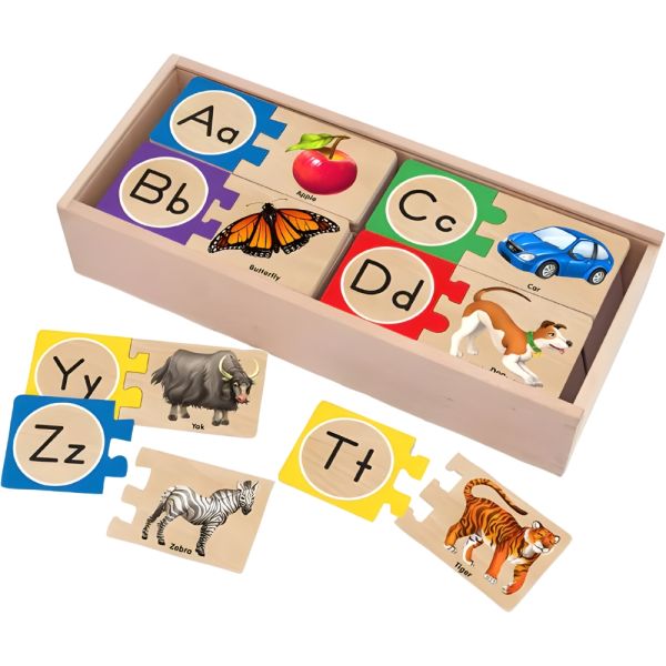 Rompecabezas de Letras Autocorrectivo Melissa & Doug 2541 en Caja - 52 piezas