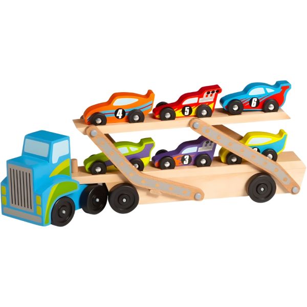 Camión Cigüeña de Madera Melissa & Doug 2759 - 8 piezas