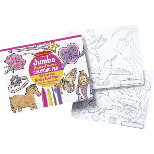 Bloc para Colorear Melissa & Doug 4225 50 Páginas - 28 x 36 cm