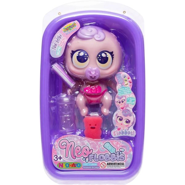Muñeco Distroller NeoFlobbis Flobbeti - Rosa 11 piezas