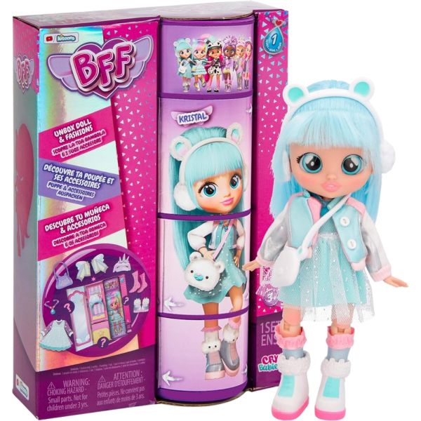 Muñeca Cry Babies 904323 BFF Serie 1 Kristal - 20 cm