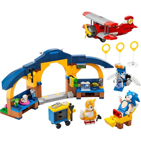 Taller y Avión Tornado LEGO Sonic The Hedgehog 76991 - 376 piezas
