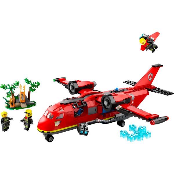 Avión de Rescate de Bomberos LEGO City 60413 - 478 piezas