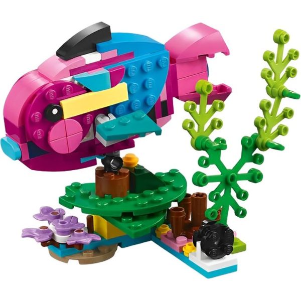 Loro Rosa Exótico LEGO Creator 31144 3 en 1 - 253 piezas