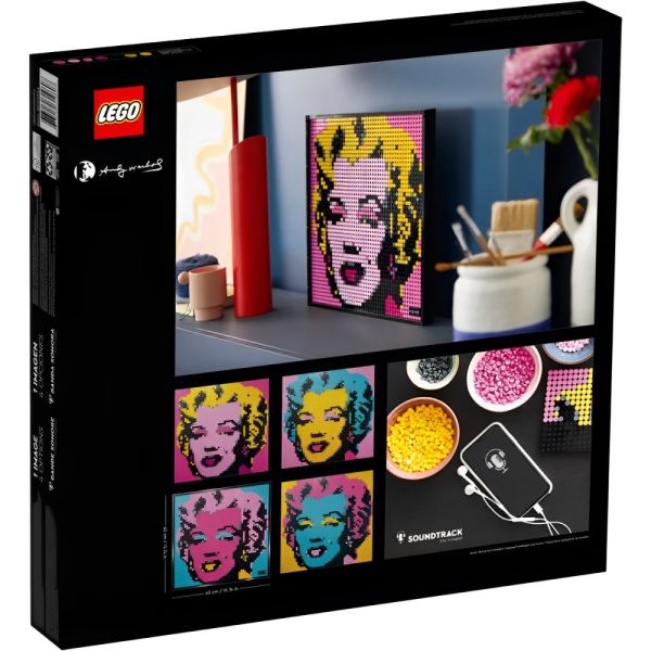Andy Warhol's Marilyn Monroe LEGO Cuadros Marilyn Monroe 31197 - 3341 piezas