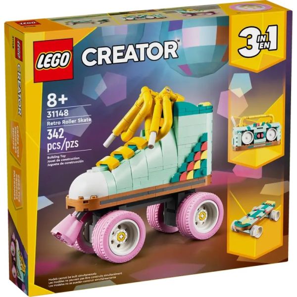 Patín Retro LEGO Creator 31148 3 en 1 - 342 piezas