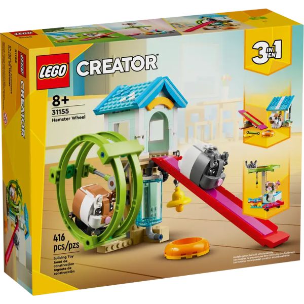Rueda de Hámster LEGO Creator 31155 3 en 1 - 416 piezas