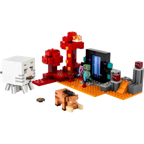 La Emboscada en el Portal del Nether LEGO Minecraft 21255 - 352 piezas