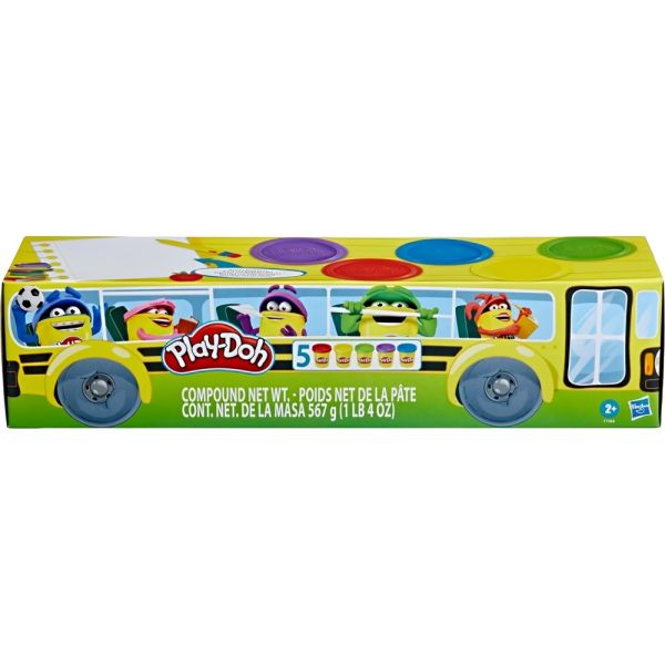 Plastilina Hasbro Play-Doh Vuelta a Clases F7368 - 5 unidades