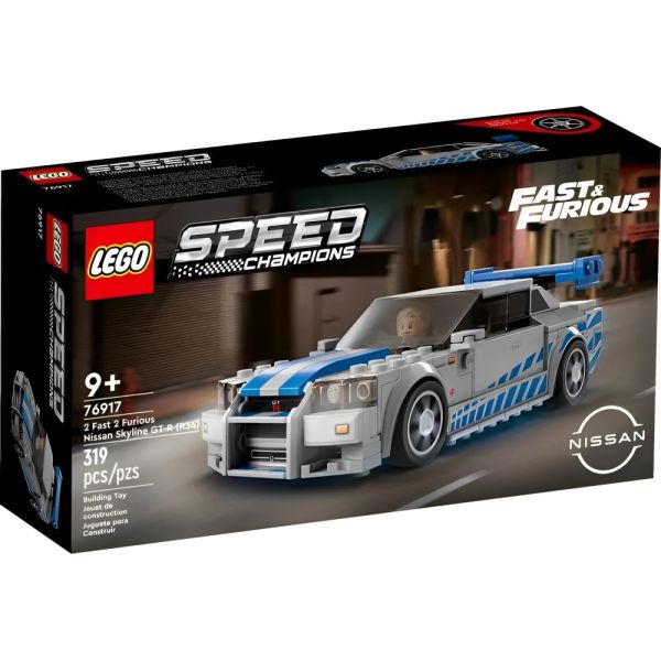 Nissan Skyline GT-R (R34) de 2 Fast 2 Furious LEGO Speed Champions 76917 - 319 piezas