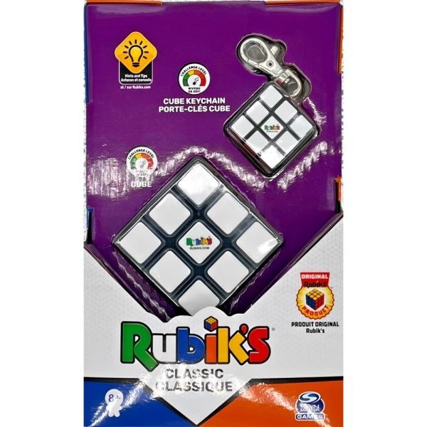 Set Cubo Rubik Clásico + Mini Cubo con Clip Exclusivo SPI6064011