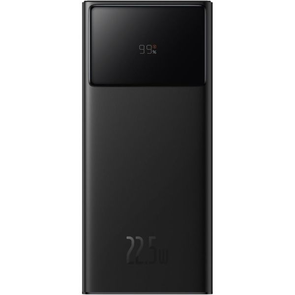 Cargador Portátil Baseus Star-Lord LCD 22.5 W 10.000 mAh 2 x USB-A + USB-C - Negro (PPXJ100001)
