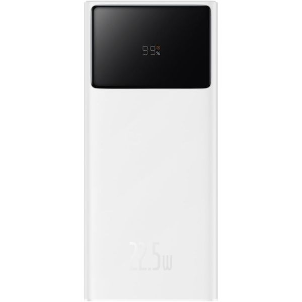 Cargador Portátil Baseus Star-Lord LCD 22.5 W 10.000 mAh 2 x USB-A + USB-C - Blanco (PPXJ100002)