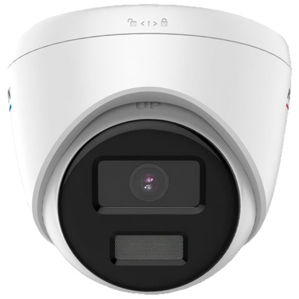 Cámara de Vigilancia Turret Hikvision ColorVu DS-2CD1347G2-L 4MP HD - Blanco/Negro