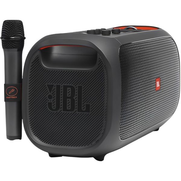 Speaker Portátil JBL Partybox On The Go Essential con Micrófono Bluetooth - Negro