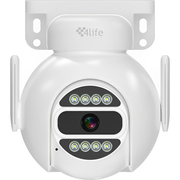 Cámara de Vigilancia IP 4Life FLD8G  2.5K 4MP Wifi - Blanco