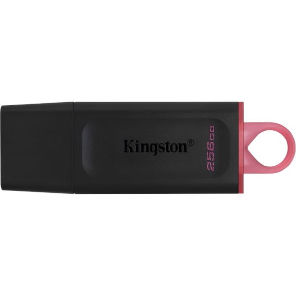 Pendrive Kingston DTX 256 GB - Negro/Rojo