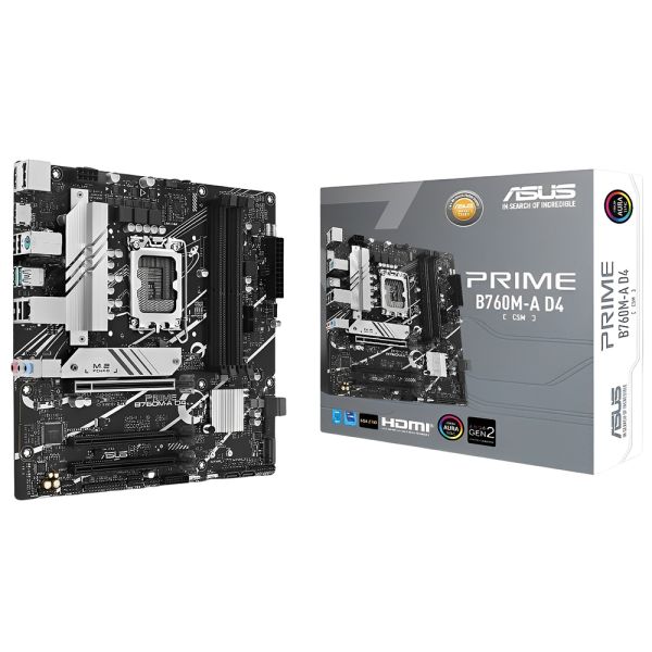 Placa Madre Asus Prime B760-A D4-CSM LGA 1700 DDR4