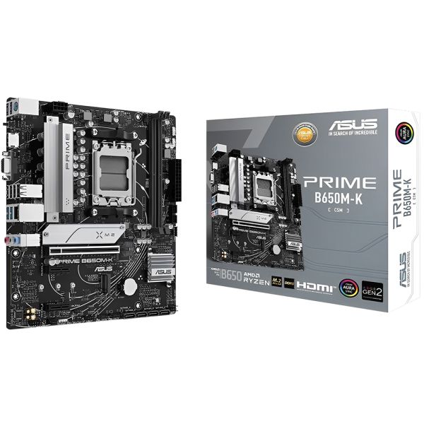 Placa Madre ASUS Prime B650M-K AM5 DDR5