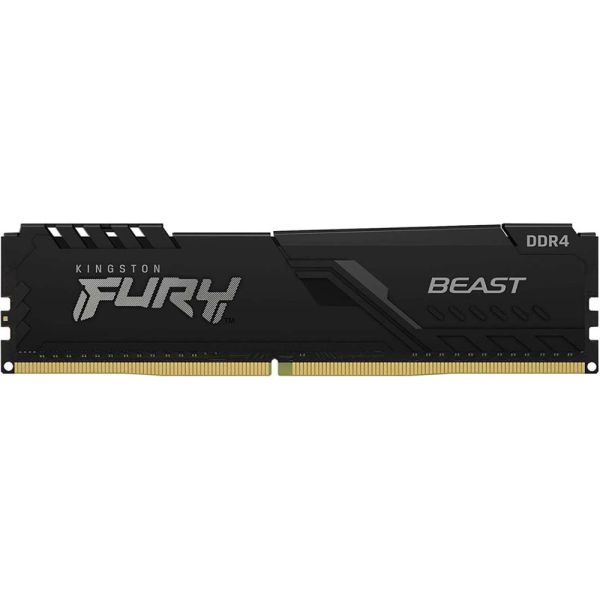 Memoria RAM DDR4 Kingston 3200 MHz 8 GB Fury Beast KF432C16BB/8 - Negro