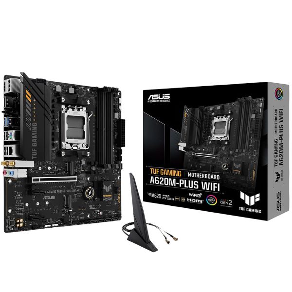 Placa Madre Asus TUF Gaming A620M-PLUS AM5 DDR5 Wifi