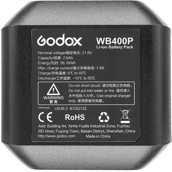 Batería Godox WB400P para Flash AD400 Pro