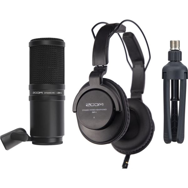 Kit Micrófono Zoom ZDM-1 Podcast - Negro