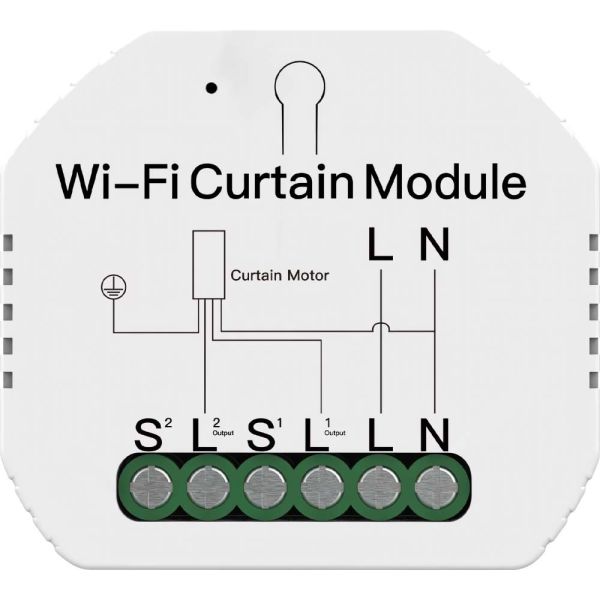Interruptor Inteligente para Cortina Eléctrica Moes MS-108 Wi-Fi