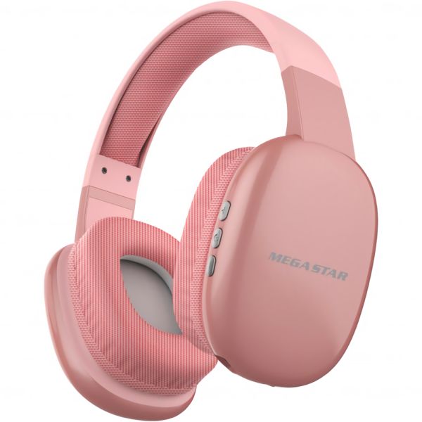 Auricular Mega Star HPV02BT Bluetooth - Rosa