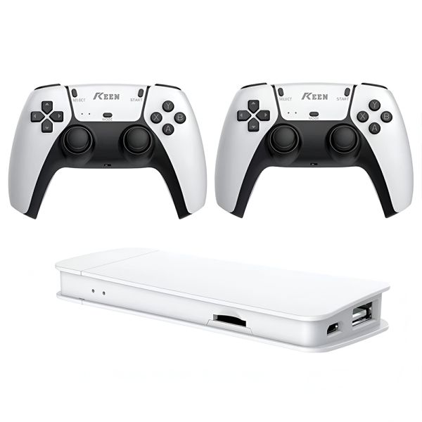 Consola Keen Game Stick Pro con 2 Controles Inalámbricos - Blanco