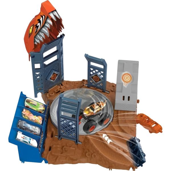 Pista y Vehículo de Juguete Mattel Hot Wheels Monster Trucks Arena Demolición (HNB92) - Surtido
