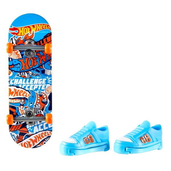 Kit de Skate con Tenis Mattel Hot Wheels (HGT46) - Surtido