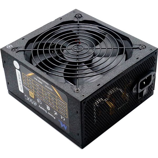 Fuente de Alimentación MTEK PSR850G 80 Gold 850 W Semi Modular