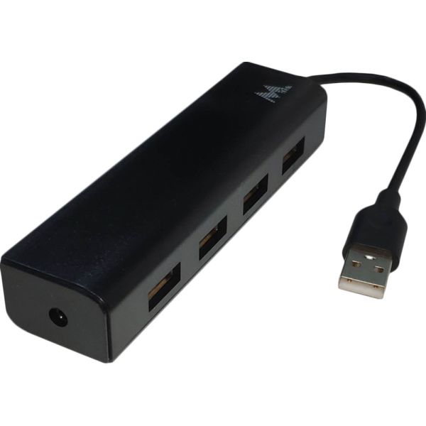 Hub Mtek HB-402 4 en 1 USB - Negro