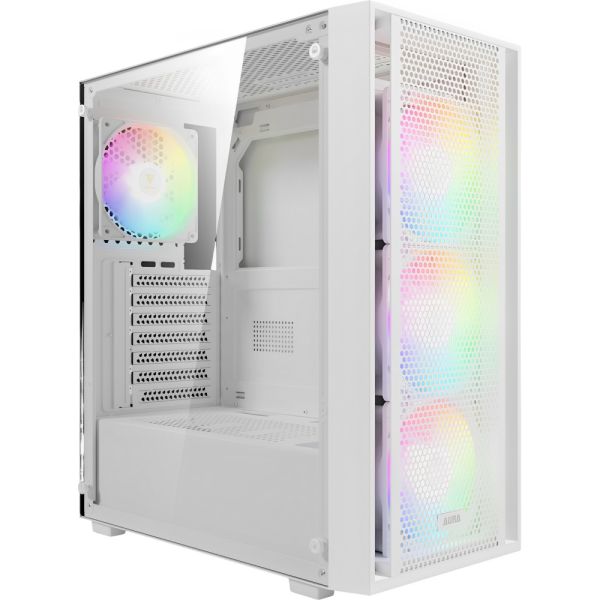 Gabinete Gamdias Aura GC2 Elite Mesh RGB - Blanco
