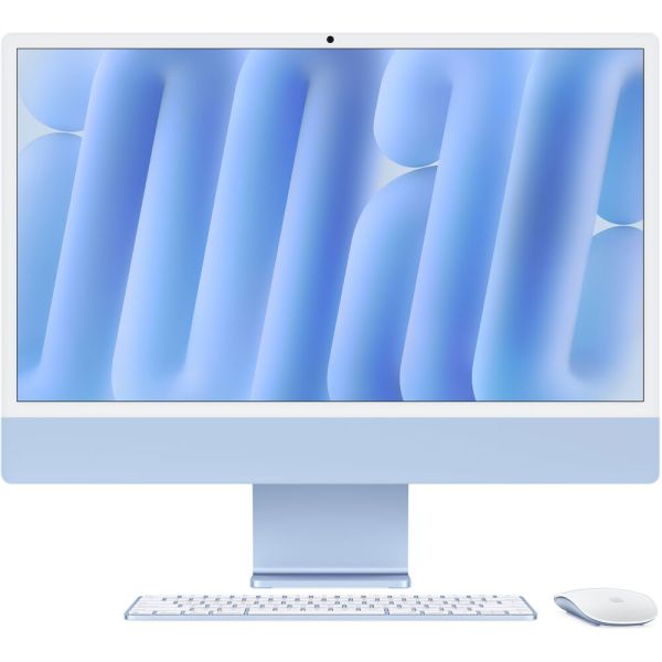 Apple iMac (Late 2024) 24" 4.5K M4 256 GB MWUF3LL/A - Blue (Inglés)