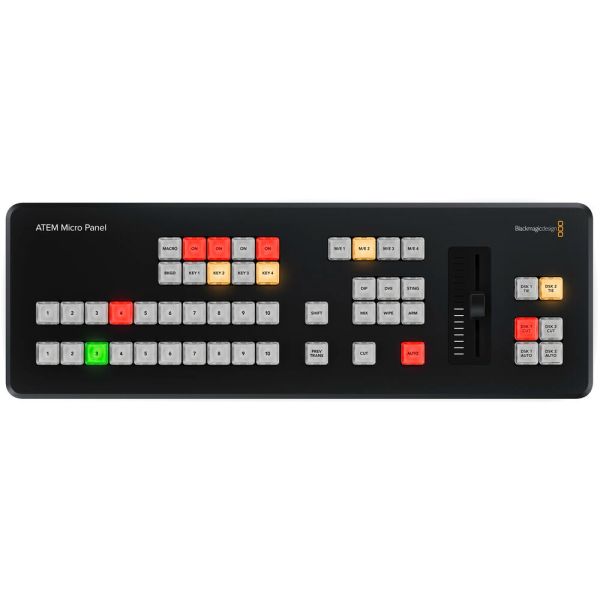 Panel de Conmutación Blackmagic Design para Transmisiones en Vivo ATEM Micro (SWPANELAA1ME10)