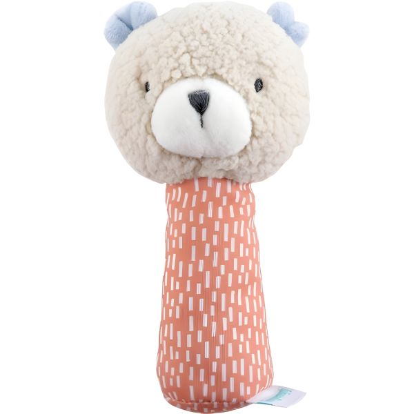 Peluche Sonajero Ingenuity KD12370 Nate el Osito - 15.9 cm