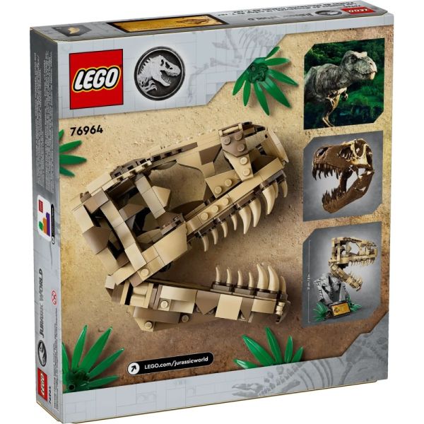 Fósiles de Dinosaurio: Cráneo de T. Rex LEGO Jurassic World 76964 - 577 piezas