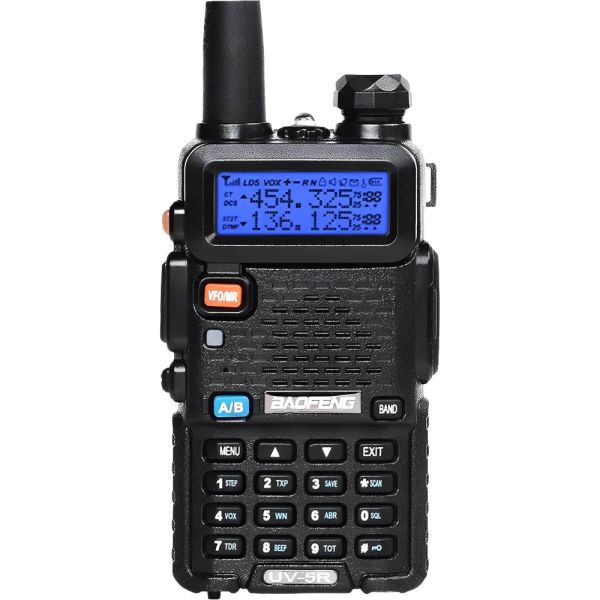 Radio Comunicador Baofeng UV-5R Dual Band 5W - Negro